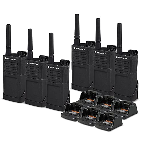 Motorola Solutions RMM2050 2-Way Radio 6 Pack Bundle