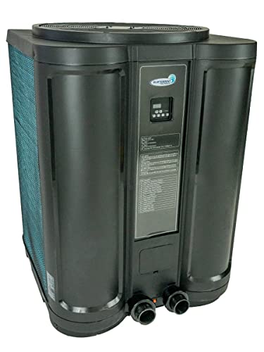 Blue Torrent ComforTemp Heat Pump - 18,000 Gallon Pool Pump - 95,000 BTU Blue & Black