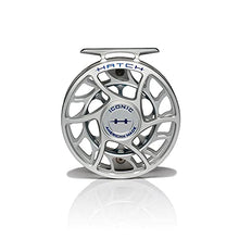 Hatch Outdoors Iconic Plus Large Arbor Fly Reel Clear/Blue 5