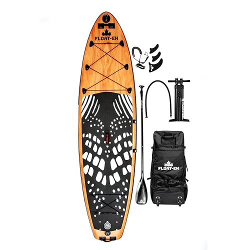 Float-Eh Premium Inflatable Paddle Board 10'6" Black