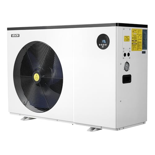VEVOR Inverter Pool Heat Pump 70730 BTU, All-DC Technology Electric Heater for Above & In-Ground Pools up to 19812 Gal, WiFi App Remote Control, Multiple Protection for Year-Round Swimming