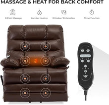 KTYUERGHK Big & Tall Power Lift Recliner Chair with Heat Massage