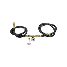 American Fireglass SS-LCBKIT-N-60 Natural Gas 60" x 6" Linear Stainless Steel Drop-in Fire Pit Pan with Spark Ignition Kit