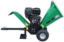 All Power America APWC9310 Woodchipper Mulcher JD Engine 15HP 420cc Shredder 5" Opening with Off-Road Tow Hitch, 5 inch, Green/Black