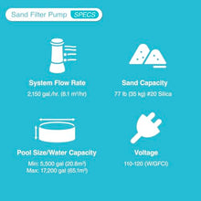 INTEX Krystal Clear 2,800 GPH Sand Filter Pump with QS1200 Saltwater System