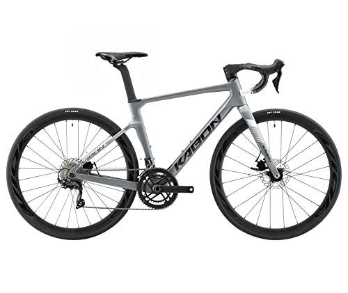 KABON Carbon Road Bike T800 Carbon Fiber Frame 700C 18-Speed Racing Bicycle Grey