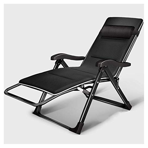 Sun Lounger, Zero Gravity Chair, Beach Chair, Lounge Chair Deck Chair, Folding Recliner Chair, Super Wide 65 CM, Beach Patio Garden C (4)