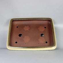 thalo Planter Pots Plant Planter Purple Clay Colored Glaze Bonsai Flower Pot Handmade Rectangular Shallow Pot Plant Container Accessories