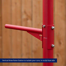 Titan Fitness Outdoor Power Tower Red