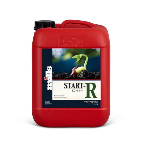 Mills Start-R Root Booster for Seedlings, Vegetative Plants and Early Bloom, Improved Nutrient Uptake and Strong Root Development, 10L