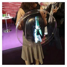 YHMMYSHX 3D Holographic Advertising Backpack Sports Outdoor Advertising Display Screen Bag 50CM 60CM 42CM Holographic Player Cover Bags Easy to Change Video(50-55cm)