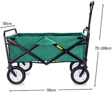 Folding Garden Trolley Cart Heavy Duty Wagon Multi-Function Shopping Cart for Outdoor Camping Beach Supermarket