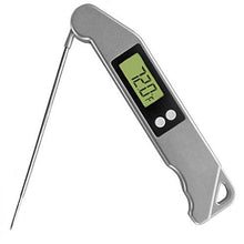 MVUYO Electronic Digital Display Thermometer Foldable Food Plug-in Barbecue Fillet Liquid Thermometer