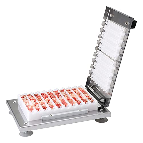 HGIYA Stainless Steel Kebab Maker Box Barbecue Meat Skewer Machine BBQ Meat String Device Kitchen Accessories Tools
