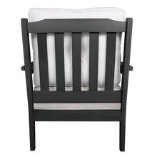 highwood Lehigh 5-Piece Deep Seating Set, with Sunbrella Cushions in Bliss Linen, Black Frame