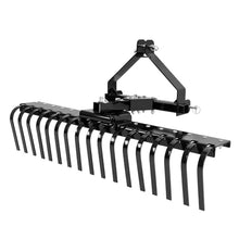 Replacement for 50" 3-Point Landscape Rake Grass Comb for Category-0 Tractor Hookup OEM