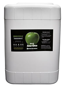 Cutting EDGE CES3306 Sour-Dee Fertilizer Hydroponic Nutrients 55 Gallon White