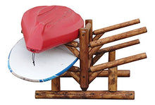 Log Kayak Rack 4 Place Paddle Board Storage Rack Canyon Brown