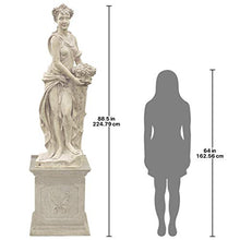 Design Toscano Autumn Fall Woman of Four Seasons Garden Statue Set Ancient Ivory