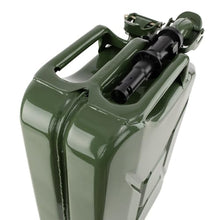 Wavian 5.3 Gallon 20 Liter Authentic CARB Fuel Jerry Can w/Spout, Wavian USA Authentic NATO Jerry Can and Spout System - Rust-Proof, Green, 5 Gallon Gas Cans for Gasoline, Pack of 2