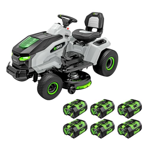 EGO Power+ Electric Riding Lawn Mower, 42" Deck Lawn Tractor - TR4204