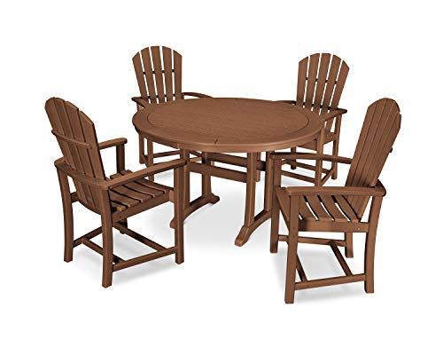 POLYWOOD® Palm Coast Dining Set, Teak