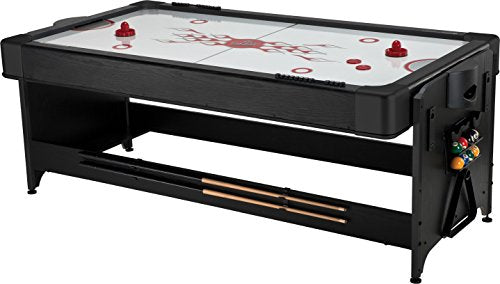 Fat Cat Original 3-in-1 Pockey Multi-Game Table - Air Hockey, Billiards, Table Tennis Green