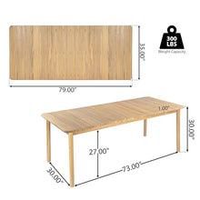 Christopher Knight Home Matera Acacia Wood Outdoor Dining Set for 8, 9 Piece Patio Dining Table and Chair Set, Wooden Outdoor Dining Armchair and Table Set with Removable Cushion, Light Teak+Beige