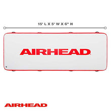 AIRHEAD Air Dock Watermat Inflatable | Holds Over 2000 Pounds, 12 Person | White / Red