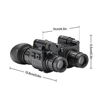 Teslord Night Vision Goggles PS15 Gen 2+ Infrared Binoculars Black