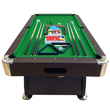 SIMBASHOPPING USA 8' Feet Billiard Pool Table Vintage Green 8FT