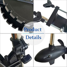 Yokoma Heavy Duty Electric Outboard Motor for Fishing Boats Black/White