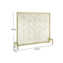 Fireplace Screen Fireplace Screen Home Metal Nordic Iron Fireplace Screen with Fireplace Fence Fireplace Screen Mesh Fireplace Screen Fireplace Screen (Color : A)