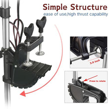 Yokoma Heavy Duty Electric Outboard Motor for Fishing Boats Black/White