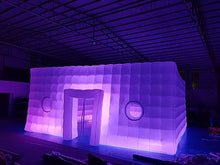 Alessia Cara Large LED Inflatable Air Cube Tent House White