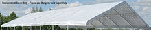 ShelterLogic UltraMax Canopy Replacement Cover 30 x 50 ft White