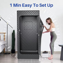 DKDZZXHUS Portable Home Indoor Sauna Relaxation Chair with 2.6L Steam Generator Remote Control Chair, Suitable for Home Use