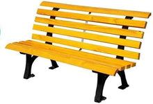 ERoomQ Outdoor GThe Bench,59 inch Outdoor Park Chair Bench, Outdoor GThe Solid Wood Bench Balcony Chairs, Backrest Bench Patio Decoration seat (1.5m)