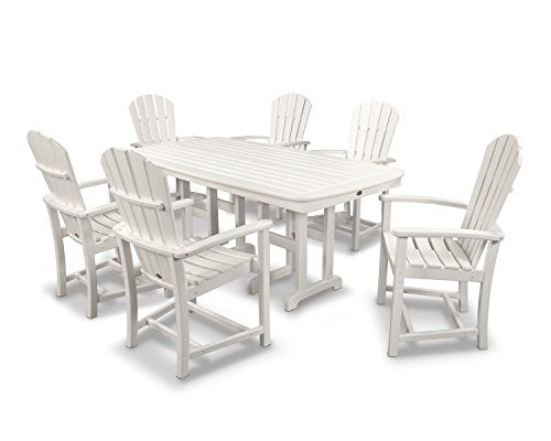 Polywood Palm Coast Dining Set White