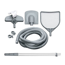 Summer Waves 18ft Elite Frame Above-Ground Pool with Filter Pump, Ladder & Pool Cover Gray