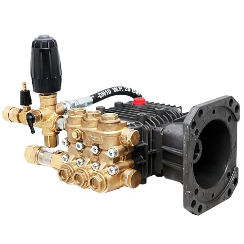 Comet ZWD4040G Fully Plumbed Pressure Washer Triplex Pump, 4000 PSI, 4.0 GPM, 3400 RPM, 1" Hollow Shaft