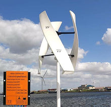 Wind Turbine Generator, 8000W Portable Vertical Wind Power Generator with Controller, Maglev Wind Turbine Generator for Home, Camping, RV, Mobile Homes Wind Solar Hybrid Windmill (220V)