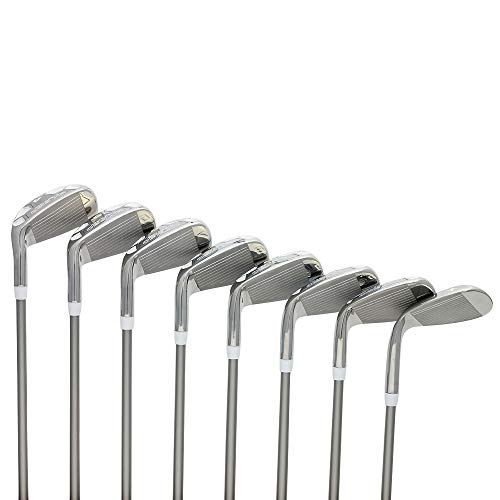PowerBilt Women's Golf EX-550 Hybrid Iron Set Black