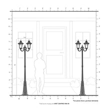 Livex Lighting 7660-58 Post Light Fixture, Imperial Bronze