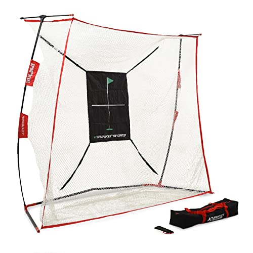 Rukket Sports Haack Golf Net Pro 9x7x3ft | Indoor & Outdoor Practice Driving | Swing Training Aids by SEC Coach Chris Haack