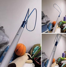 Oracra Pool Safety Hook 2 Pcs Safety Rescue Hook with Pole, Aluminium Alloy Life Preserving Saving Hook for Pool, Strong Large Retrieve People Hooks, for Help Struggling(500cm(16ft) Pole+Hook)