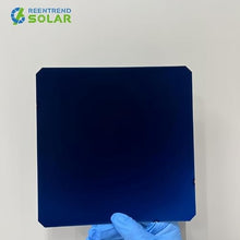 Mcrystalline Solar Cell Non-Metallization Precursers Before-Screen Printing M10 G12 G12R TOPCon Blue Cell Wafer 300 pcs (300pcs, 210 * 182mm)