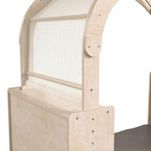 Classroom Essentials Wooden Quiet Corner Reading Nook with Storage Beech