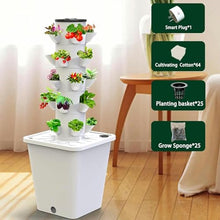 BTURYT Hydroponic Culture 30 Podinera Vertical Jardinera Hydroponic Tower, Interior Garden Smart Kit