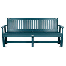 Sequoia Professional CM-BENSQ62-NBE Commercial Grade Exeter 6 Foot Garden Bench, Nantucket Blue